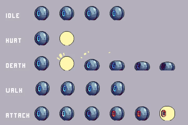 Spaceliner Enemies 2D Pixel Art Sci-Fi Sprite Pack