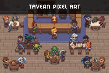 Tavern Top-Down Pixel RPG Asset Pack Tavern Top-Down Pixel RPG Asset Pack