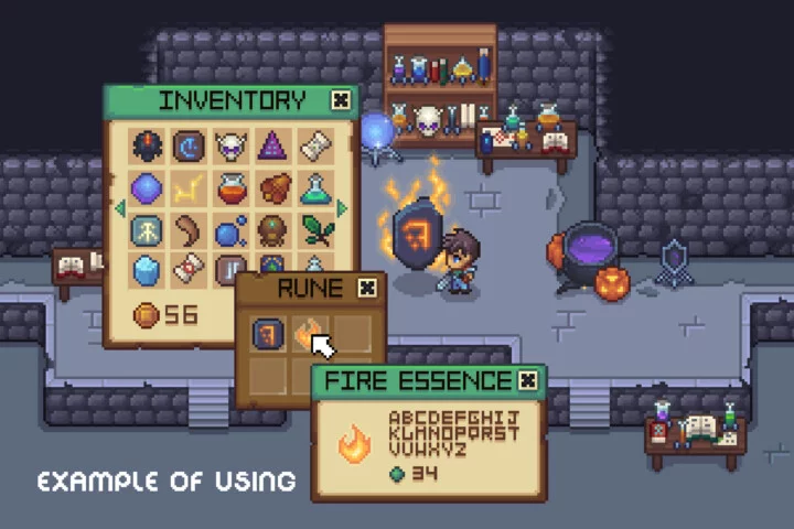 Magic Objects and Icons Pixel Art Pack