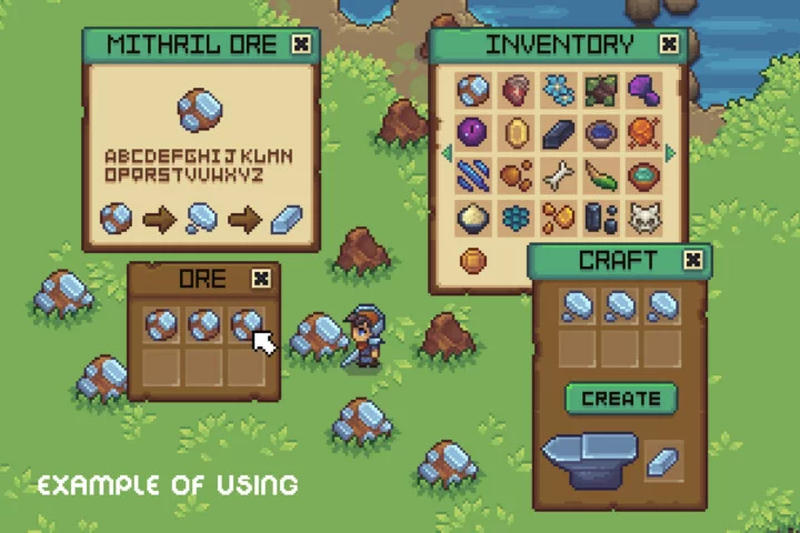 Pixel Art Resources and Icons Basic Pack