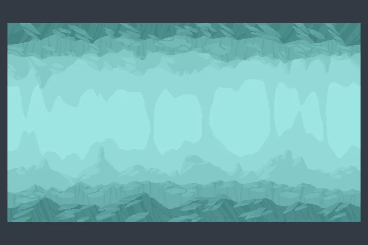 Pixel Cave Game Parallax Backgrounds