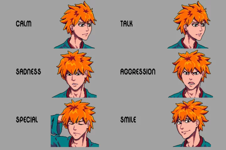 Pixel Shinobi Avatar Icon Pack for Dialogue