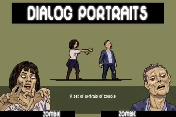 Zombie Icon Pixel Pack for Dialogues