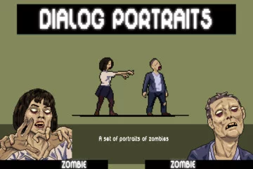 Zombie Icon Pixel Pack for Dialogues