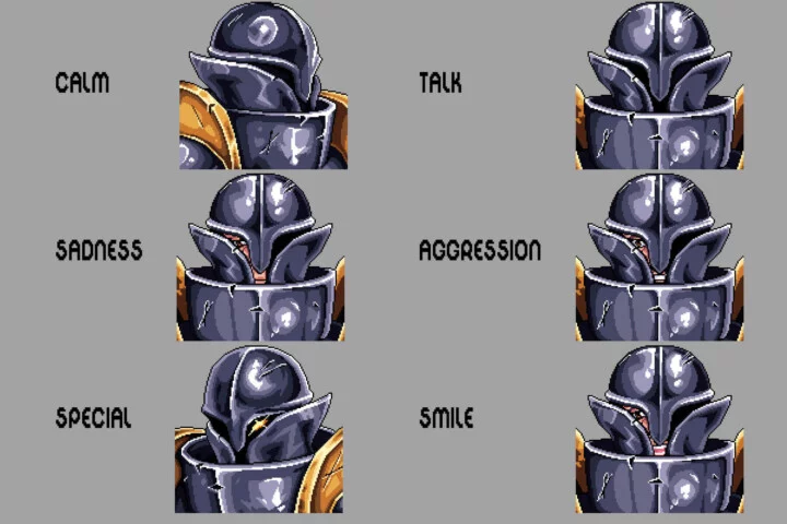 Elf Warrior Avatar Icon Pixel Pack for Dialogue