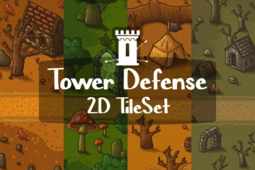 Fantasy Tower Defense Level Tileset