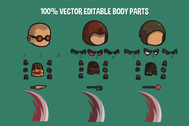 Free Bloody Alchemist Chibi Character Sprites