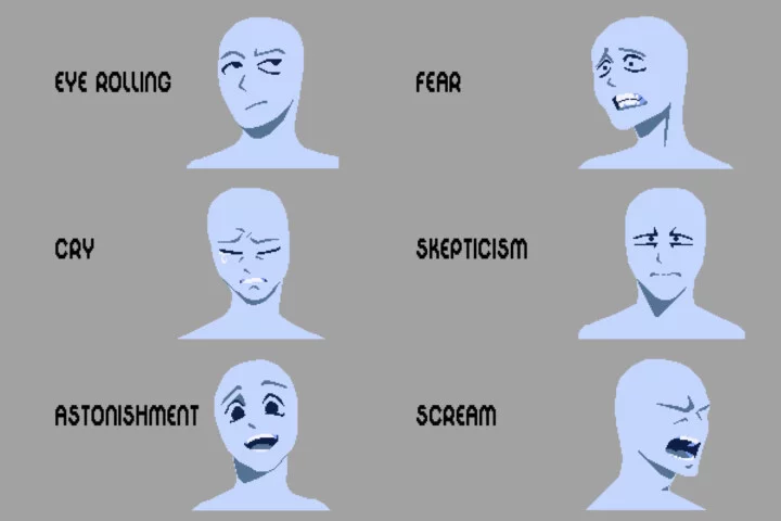 Free Prototype Dialogue Portraits for Pixel Games