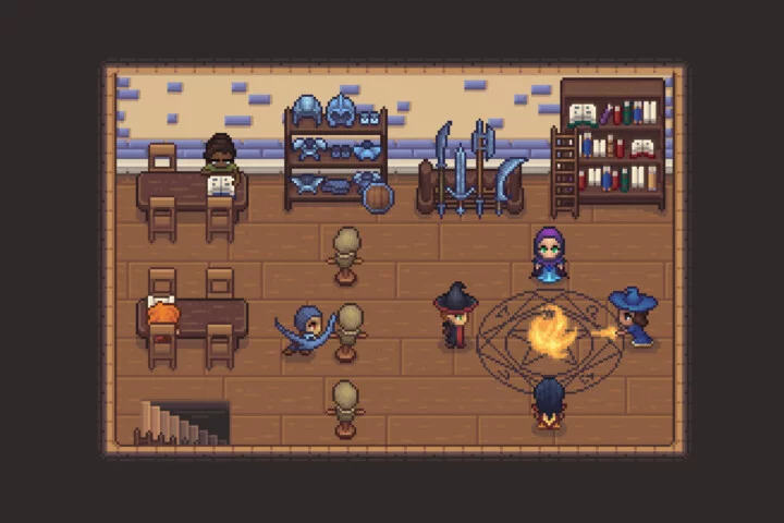 Free Top-Down Pixel Art Guild Hall Asset Pack