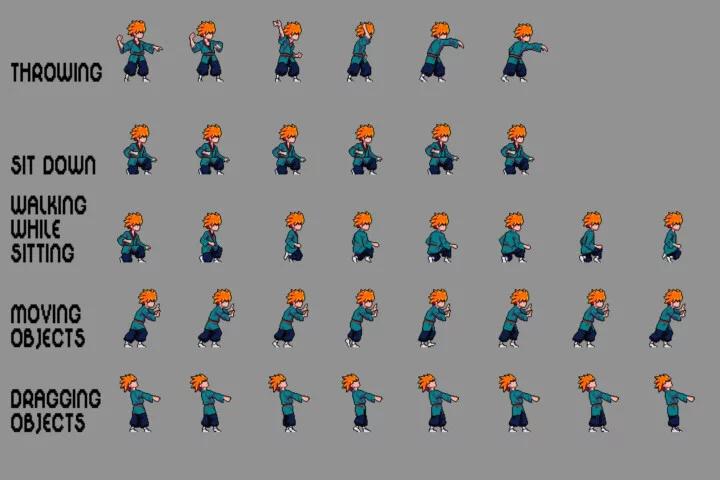 Shinobi Sprites Pixel Art Pack 2