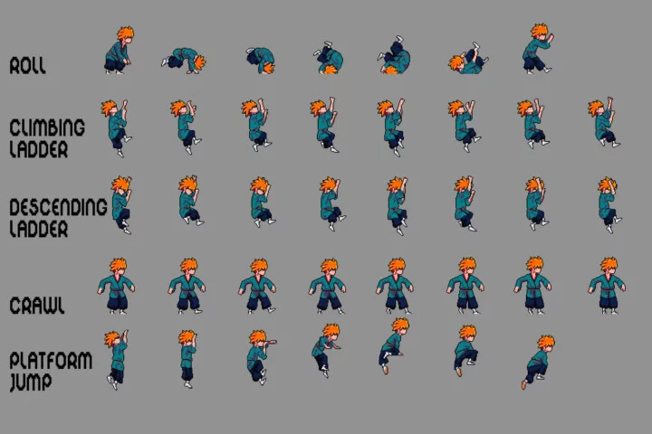 Shinobi Sprites Pixel Art Pack 2