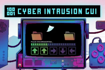 Cyber Intrusion Free GUI Pixel Art Pack