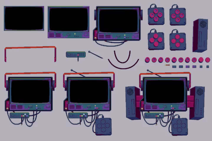 Cyber Intrusion Free GUI Pixel Art Pack