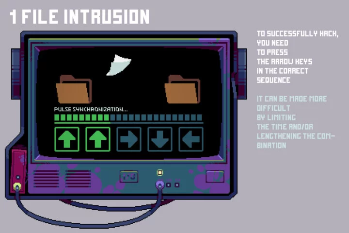 Cyber Intrusion Free GUI Pixel Art Pack