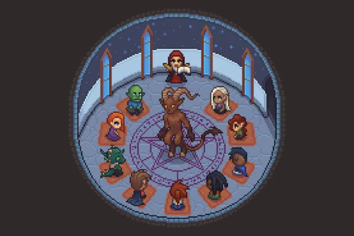 Mage Tower Top-Down Pixel Art Asset Pack