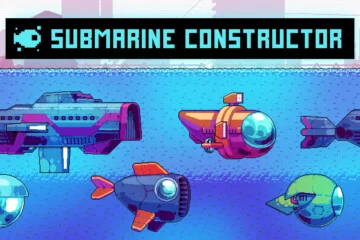 Pixel Art Underwater Submarine Constructor Pack