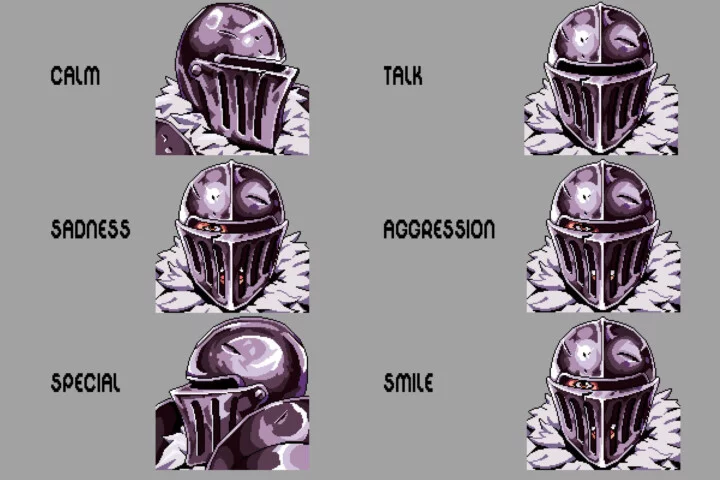 Knight Dialog Icon Pixel Art Pack