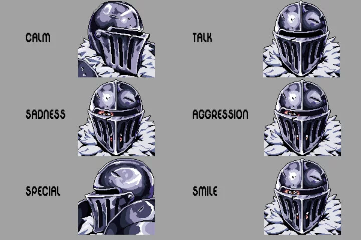 Knight Dialog Icon Pixel Art Pack