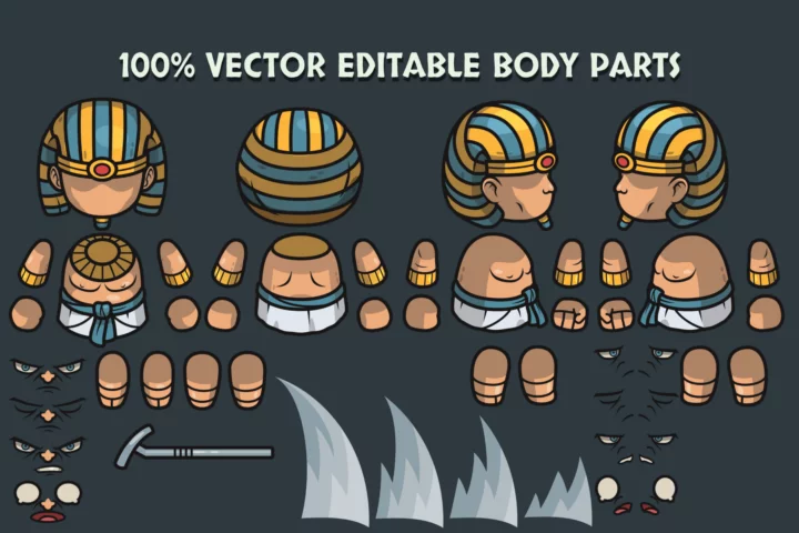 Ancient Mythology Boss Characters Top-Down Asset Pack