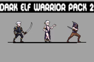 Dark Elf Sprite Pixel Art Asset Pack 2 Dark Elf Sprite Pixel Art Asset Pack 2