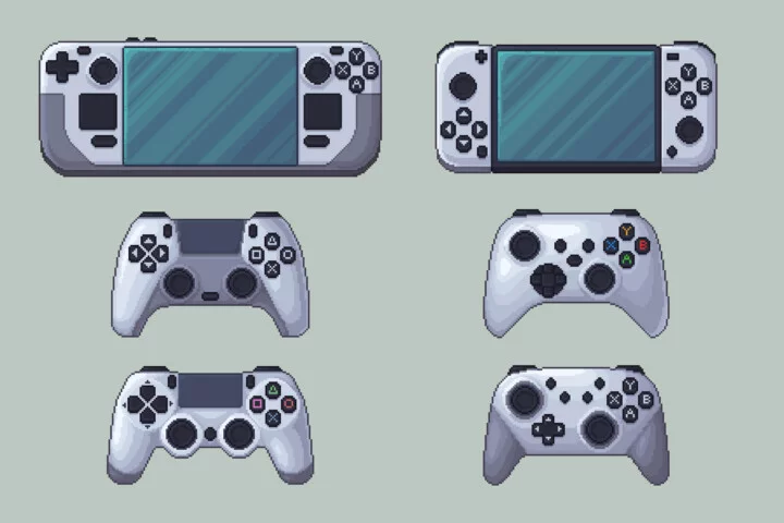 Gamepads and Controllers Free Pixel Art Asset Pack