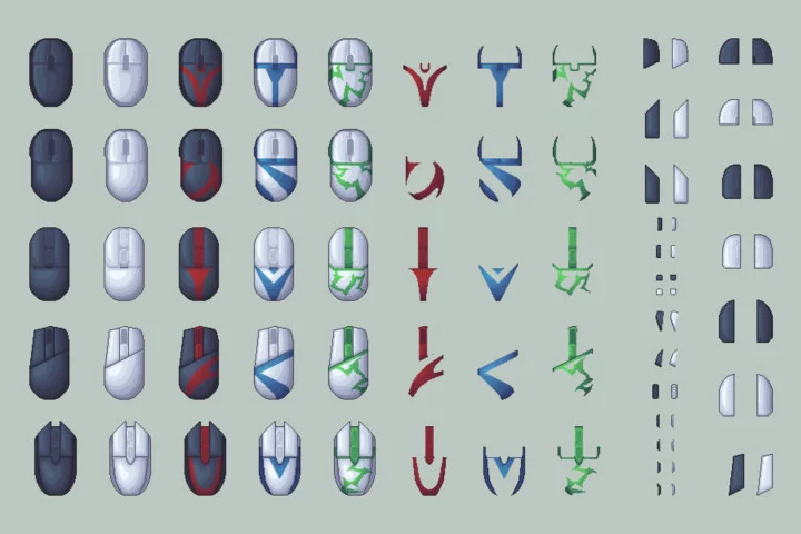 Keyboard and Mouse Free Pixel Art Asset Pack