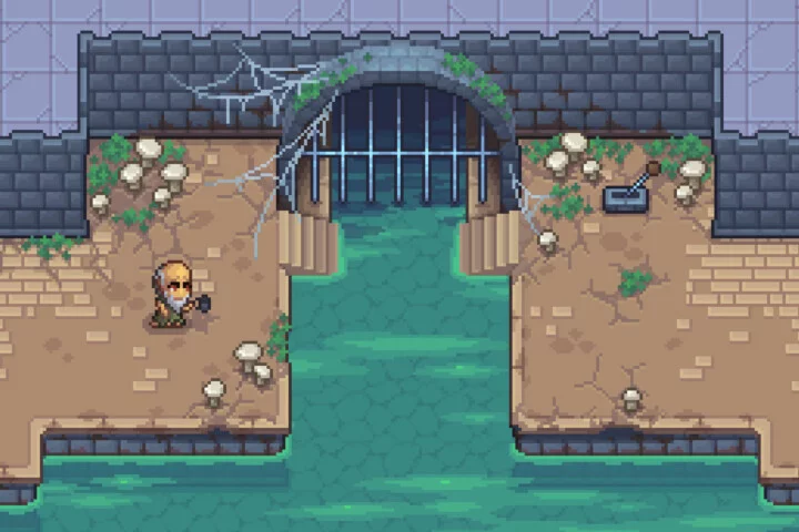 Sewer Tileset and Environment Pixel Art Asset Pack