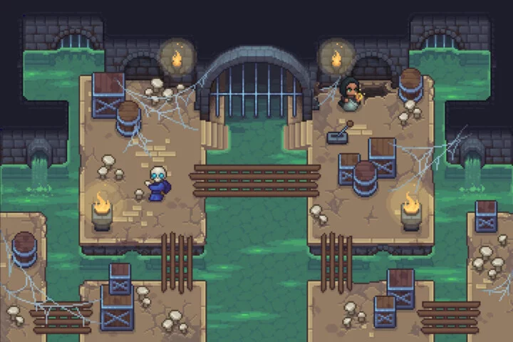 Sewer Tileset and Environment Pixel Art Asset Pack