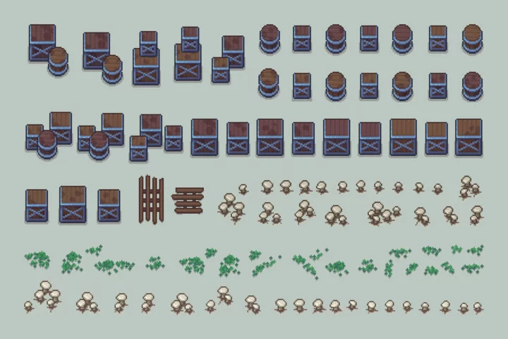 Sewer Tileset and Environment Pixel Art Asset Pack