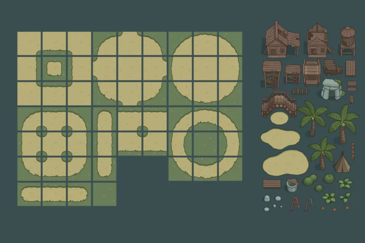 Dead Island Game Tileset and Environment Pack