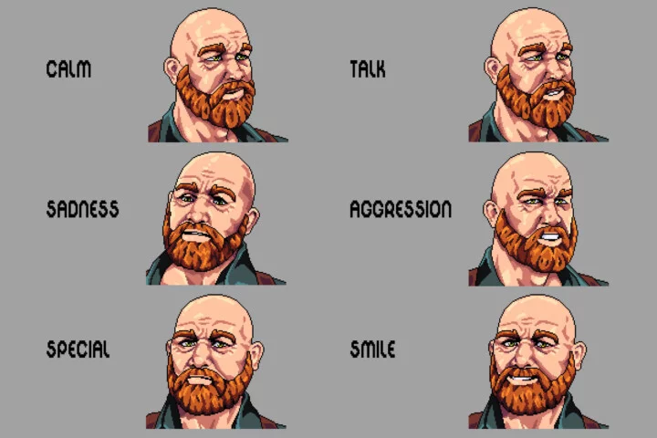 Free Medieval NPC Avatars Pixel Pack for Dialogue