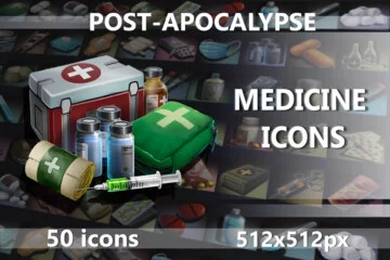 Free Post-Apocalypse Medicine 512×512 Icons