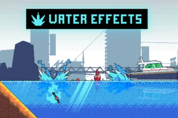 Game Water Effects & Splashes Pixel Pack