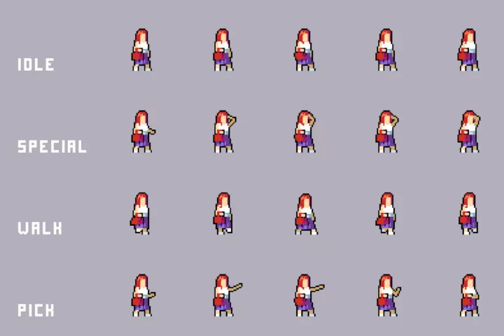 Market NPCs – Shoppers & Staff Asset Pixel Pack