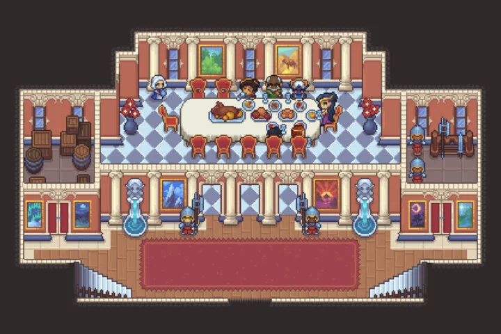 Noble’s Manor Pixel Top-Down Tileset Asset Pack