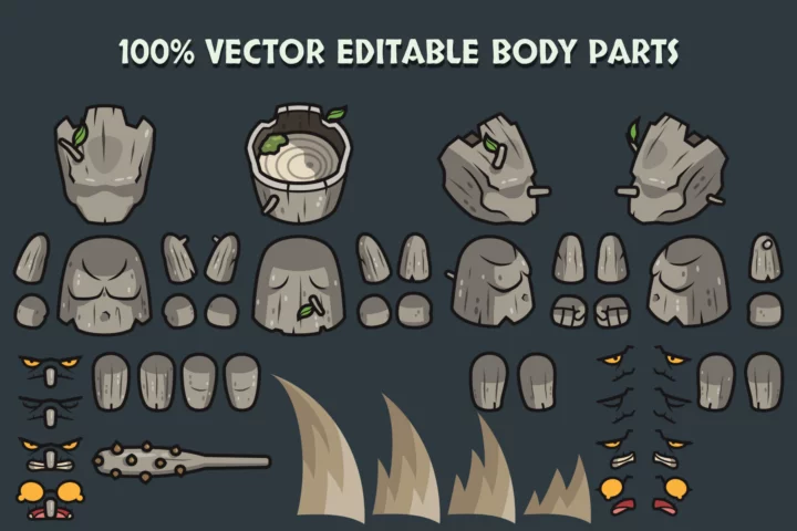 Fantasy Forest Top-Down Boss Character Pack