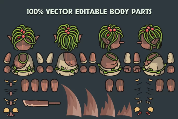 Fantasy Forest Top-Down Boss Character Pack