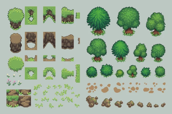 Fantasy RPG Camp Top Down Pixel Art Pack