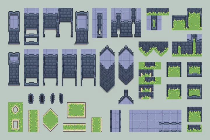 Fantasy RPG Prison Top-Down Pixel Art Pack