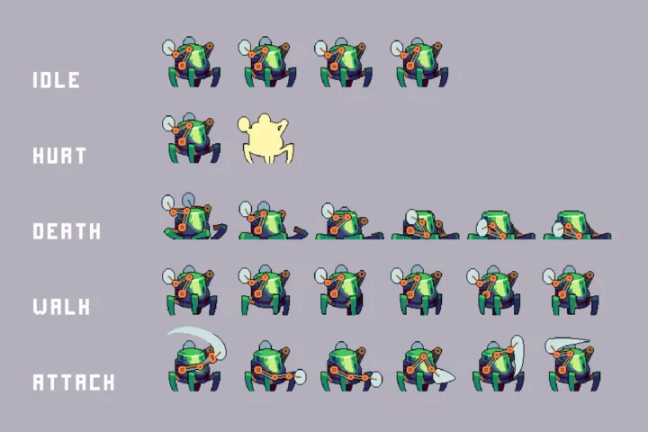 Free Factory Boss Enemies Asset Pack for Cyberpunk