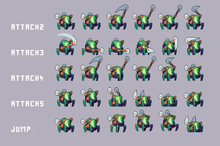 Free Factory Boss Enemies Asset Pack for Cyberpunk
