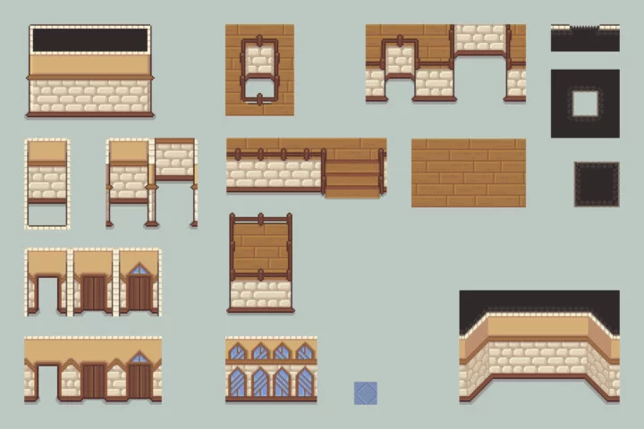Library & Inventory Top-Down Pixel Art Asset Pack