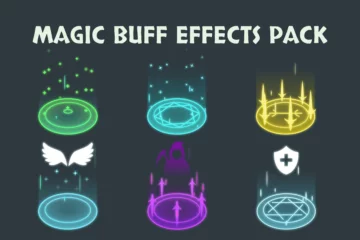 Magic Buff Effects Pack for Top-Down Games