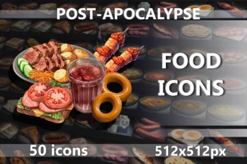 Post-Apocalypse Food 512x512 Icons Post-Apocalypse Food 512x512 Icons