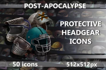 Post-Apocalypse Protective Headgear Icons