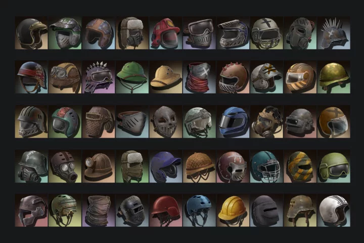 Post-Apocalypse Protective Headgear Icons