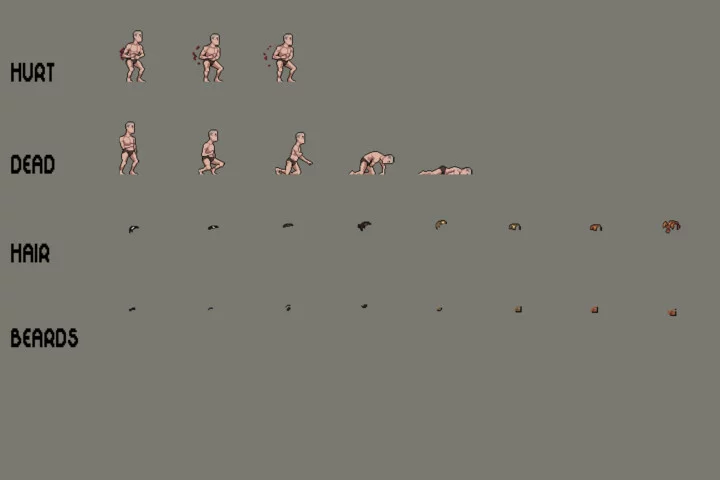 2D Platformer Character Base Customization Pixel Pack