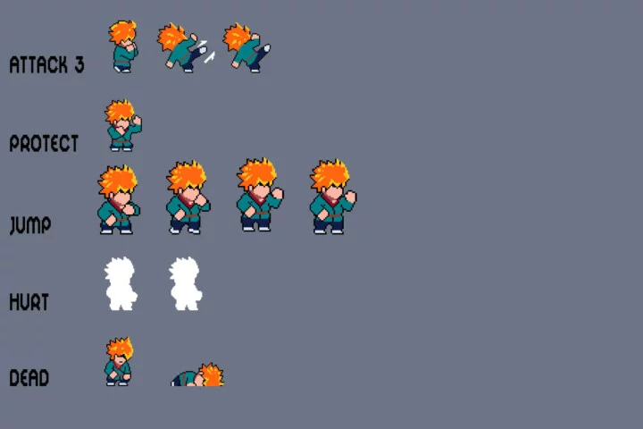 Tiny Shinobi Pixel Art Characters Pack