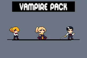 Tiny Vampire Pixel Art Asset Pack