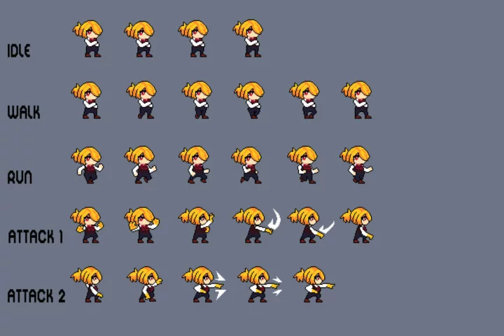 Tiny Vampire Pixel Art Asset Pack